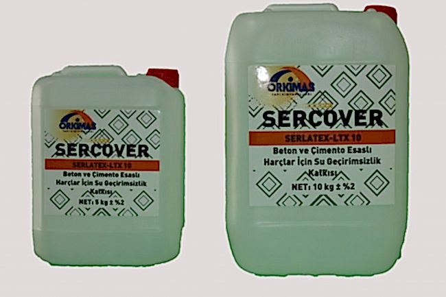 SERCOVER Serlatex - Beton ve Çimento Esaslı Harçlar İçin Su Geçirimsizlik Katkısı